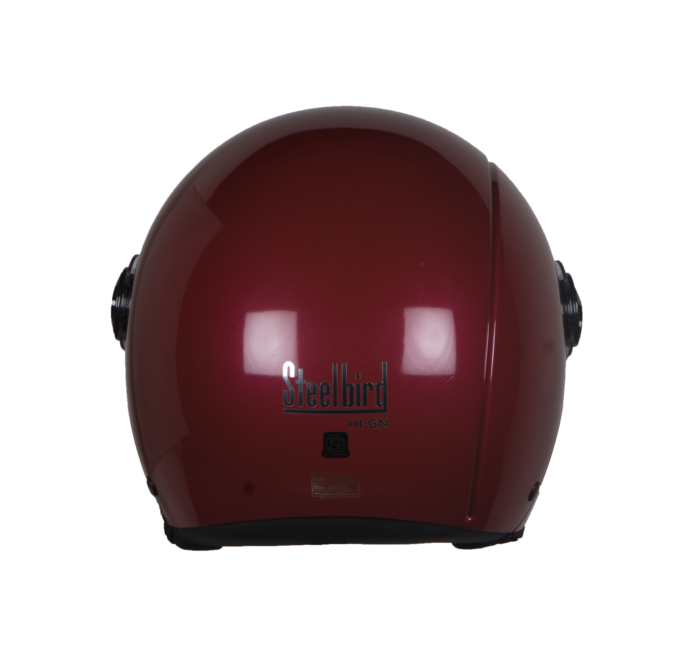 SBH-16 Frost Glossy Maroon (For Girls)( Fitted With Clear Visor Extra Smoke Visor Free)